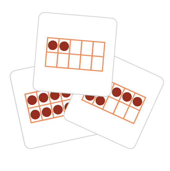 Three Counting Pack tiles each with a different number of circles on it