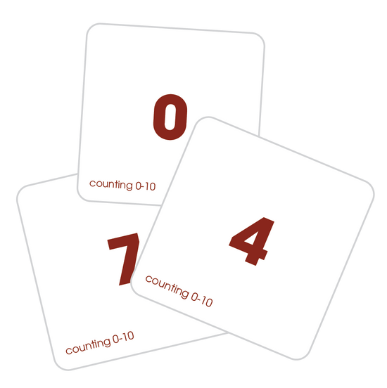 Three Counting Pack tiles with the numbers four, seven, and zero